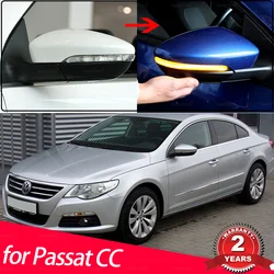 For Volkswagen VW Passat CC 2008-2016 LED Dynamic Turn Signal Blinker Sequential Side Mirror Indicator Light