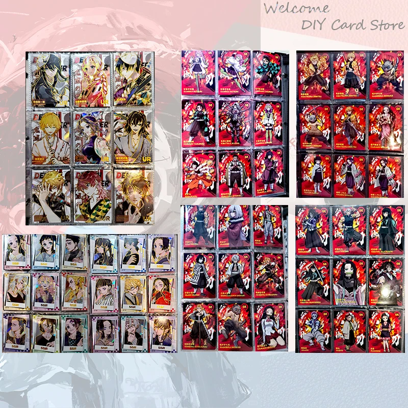 

Anime Demon Slayer SP SSP UR SSR SR Rengoku Kyoujurou Uzui Tengen Iguro Obanai Kochou Shinobu Tomioka Giyuu Collect Cards