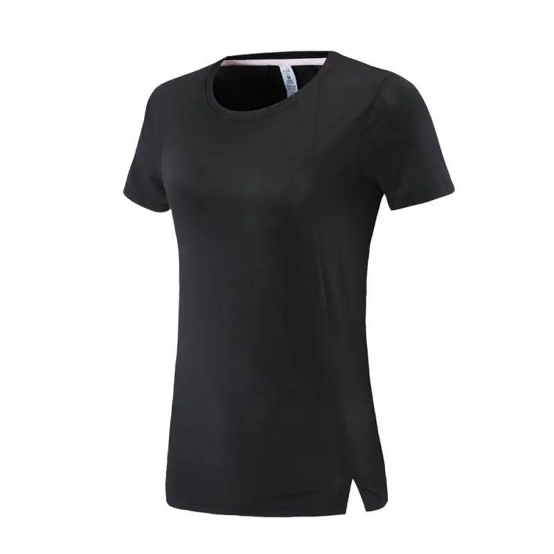 Camisetas deportivas de secado rápido para mujer, Tops de Fitness para Yoga, gimnasio, entrenamiento, Pilates, correr, manga corta, MM714, S-2XL