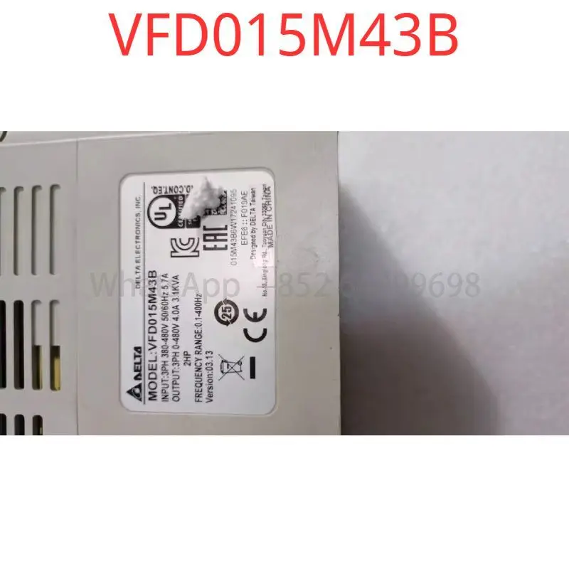 Second-hand test OK M series inverter VFD015M43B, 1.5KW 380V, VFD037M43A