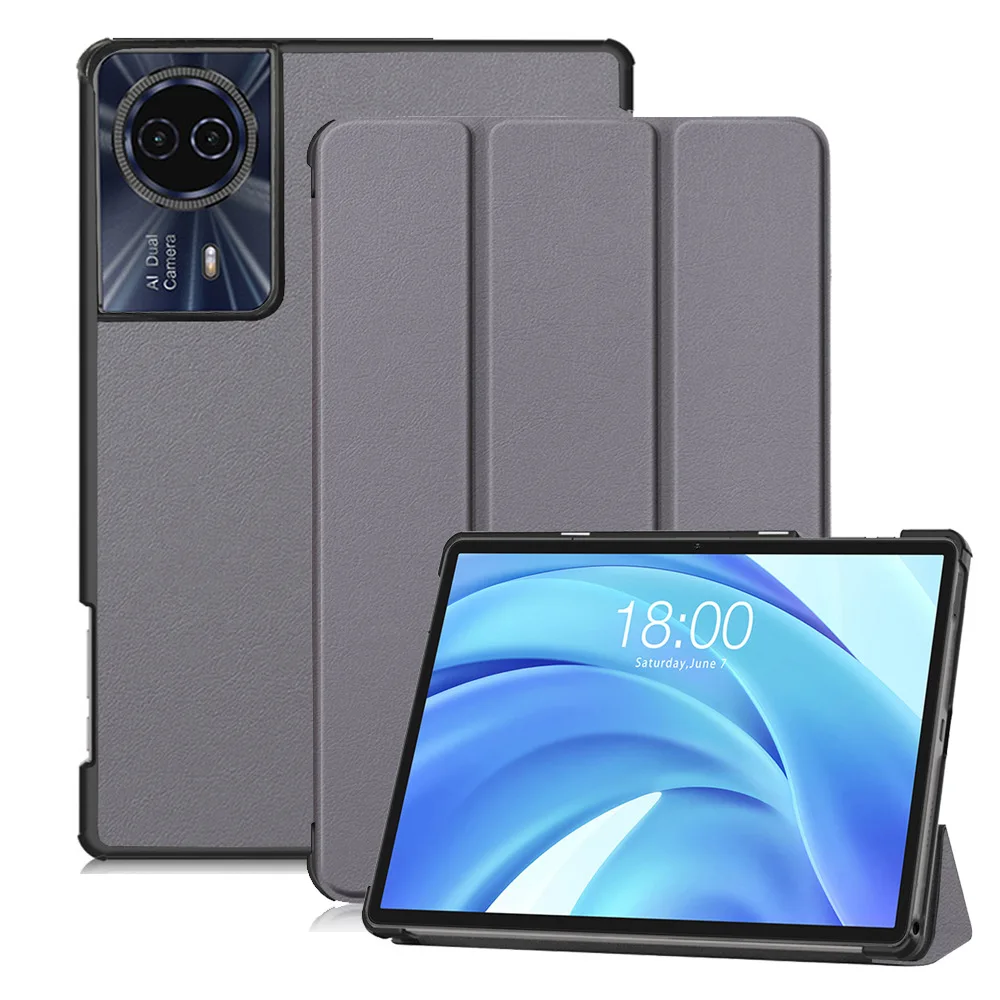 

Smart Tablet Funda For Teclast T50HD T50 Plus Max 11" Tablet PC Tri-Folding Stand Case Magnetic Cover with Hard Back Shell