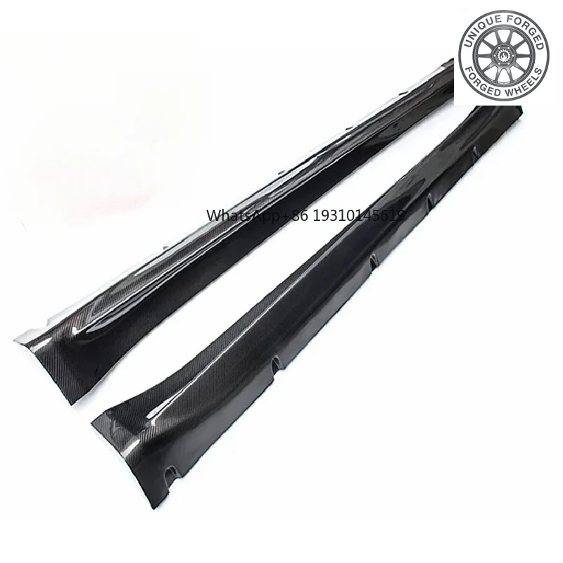 

Комплект широкого обвеса из карбона в стиле CMS, боковые юбки, передний сплиттер и задний диффузор для Model Y