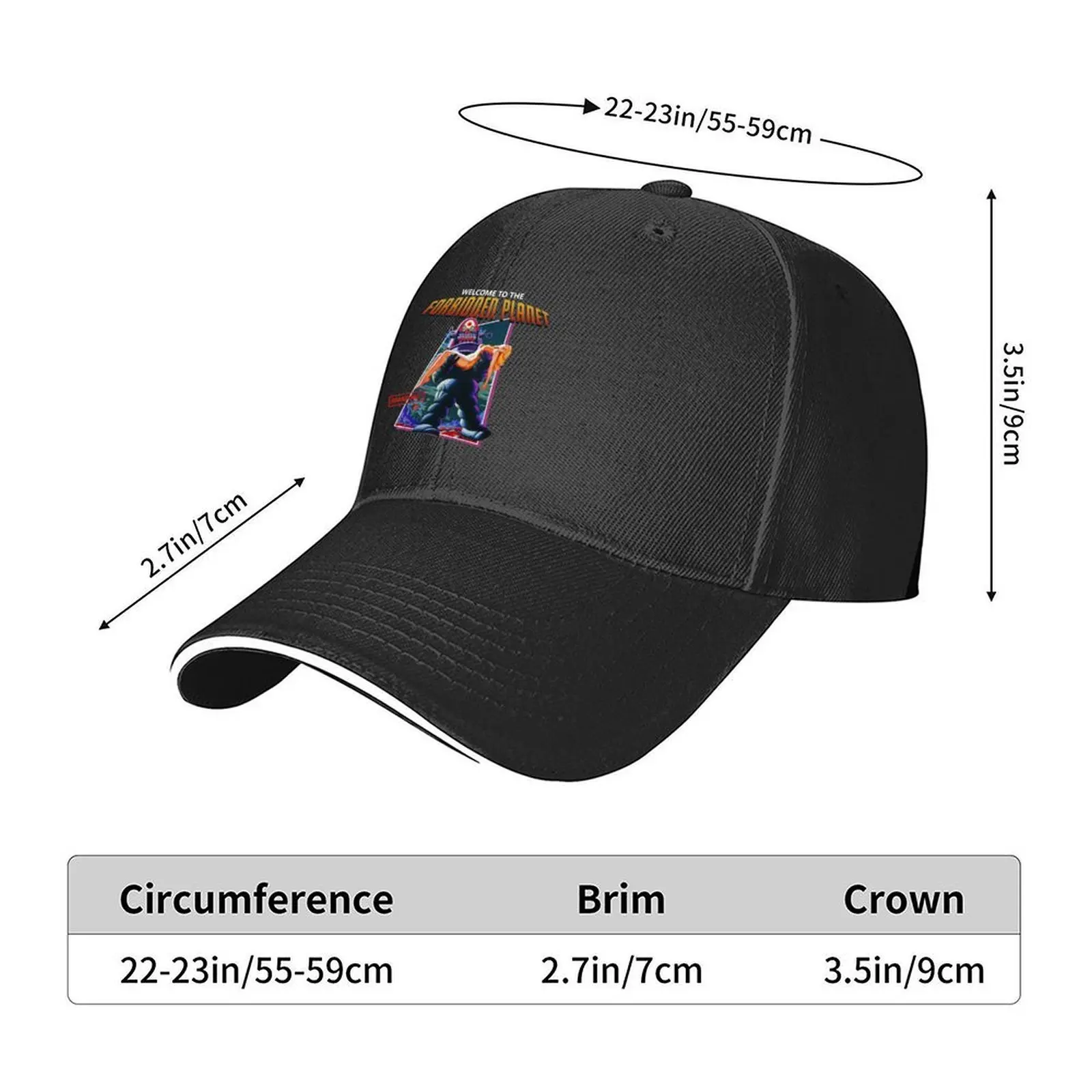 Forbidden Planet Baseball Cap Golf Hat Man sailor cap for men designer cap Unique hats Men Women's