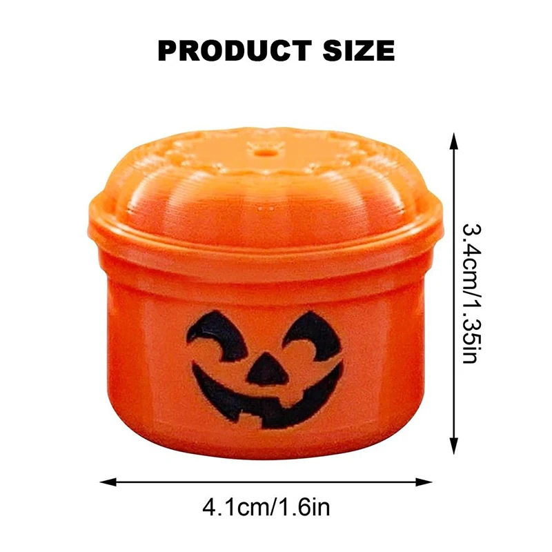 Mini Halloween Pumpkin For Party Favors Halloween Small Bucket Cute Pumpkin Trick Bucket Party Holiday Decorations Accessories