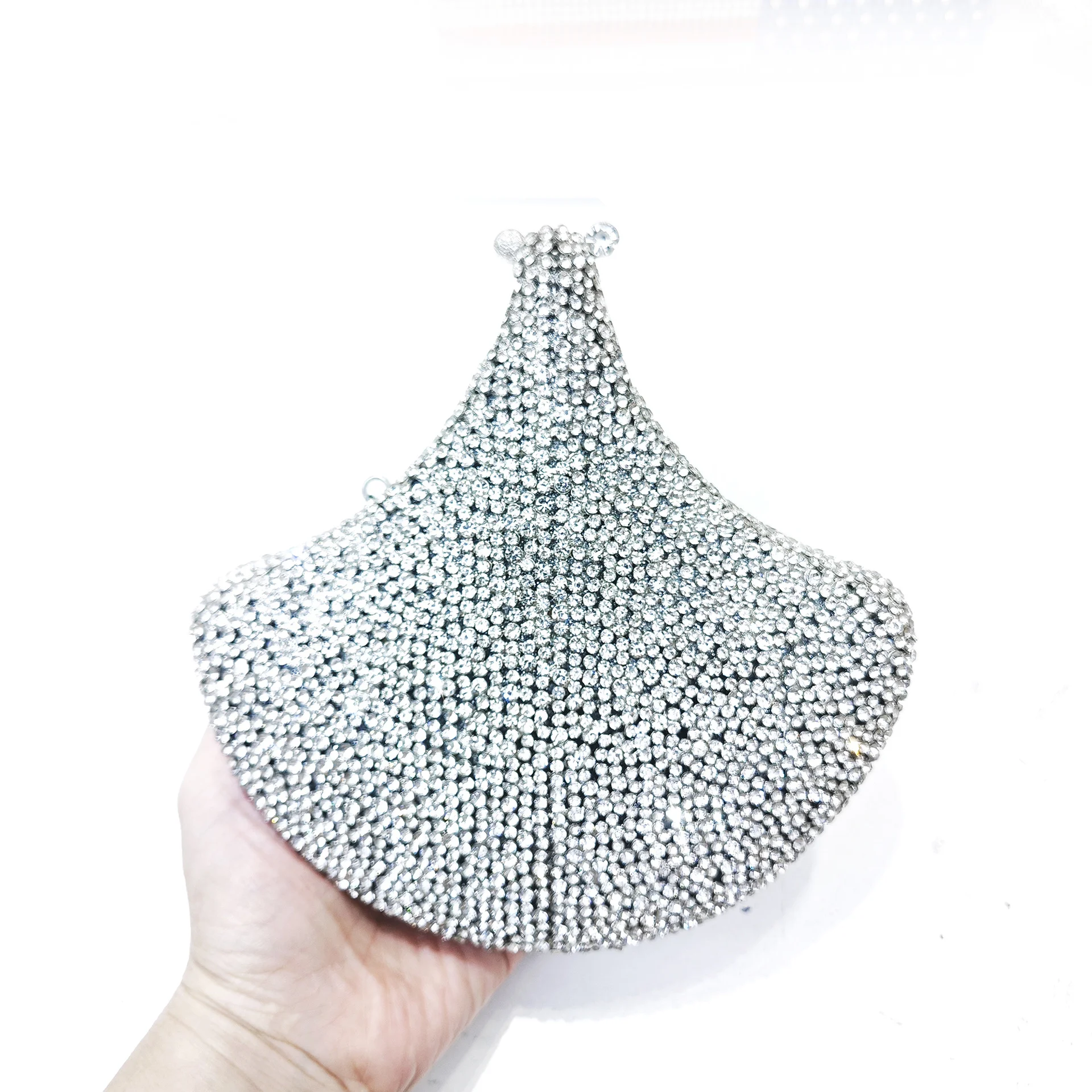 

XIYUAN вечерние сумки с бриллиантами, женские великолепные блестящие металлические кошельки и сумки со стразами, свадебная вечеринка, клатч с кристаллами, серебряная сумка