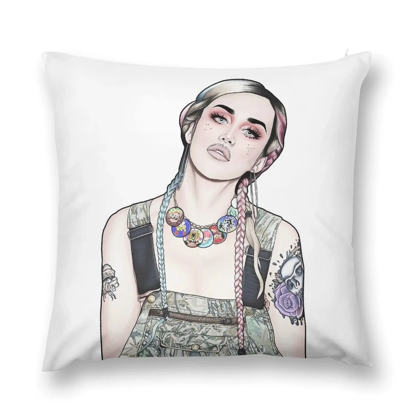 Adore Delano - Updated Transparent Throw Pillow Decorative Cushions pillow cover christmas pillow