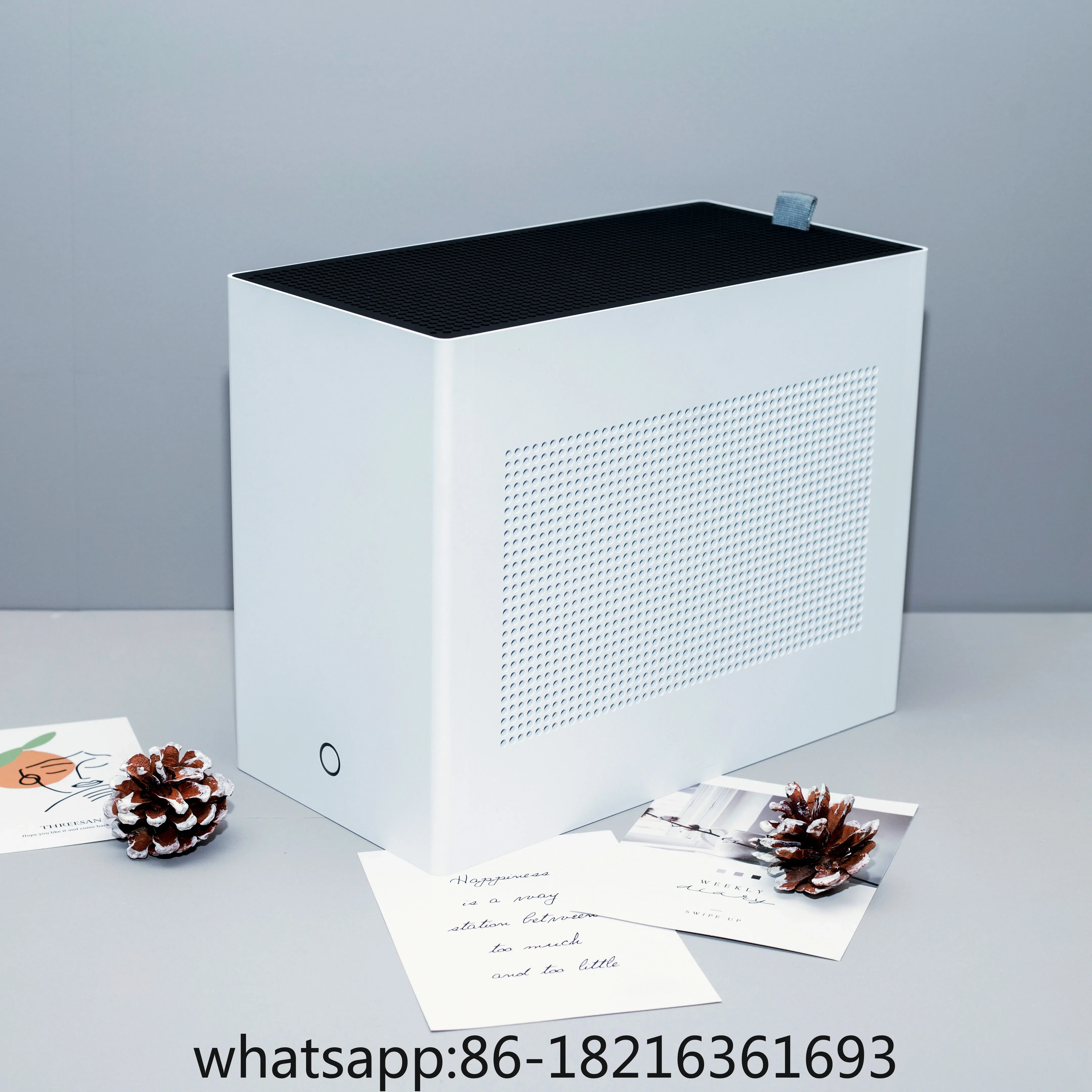 

Acat x2 chassis straight in graphics card aluminum alloy itx A4 chassis 280 water-cooled NCASE M1
