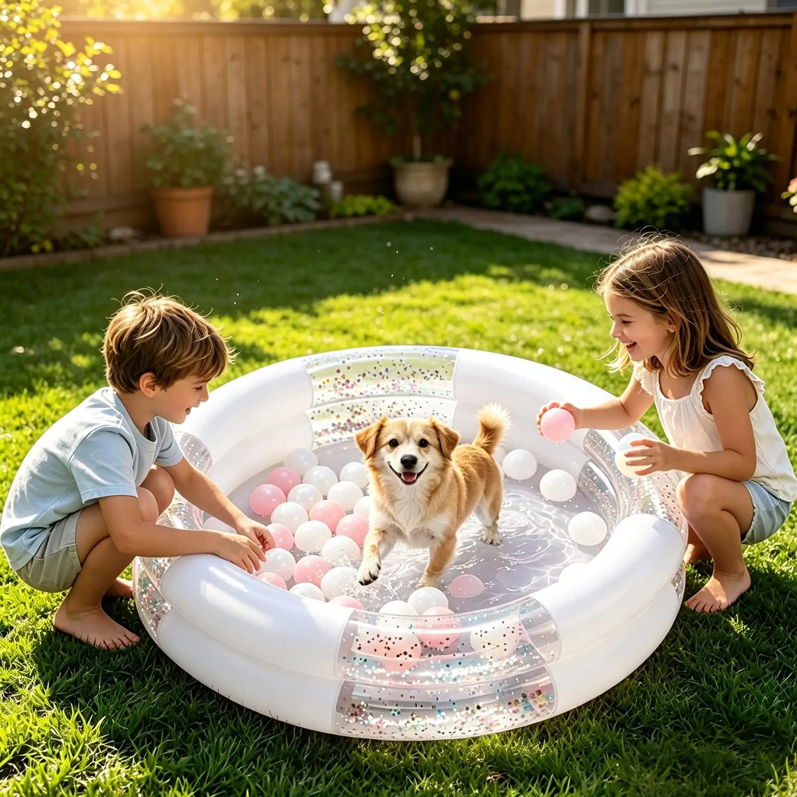 Kids Pool Backyard Small Blow up Summer Water Play Swimming Toys Mini Pool for Kids for Garden Indoor Outdoor Water Game Play