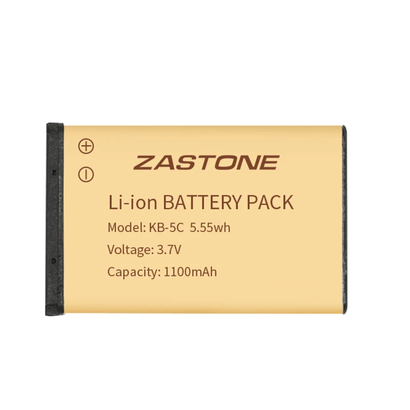 Original Battery ZASTONE X6 Walkie Talkie KB-5C  Big Capacity Li-Ion 1100mAh 3.7V