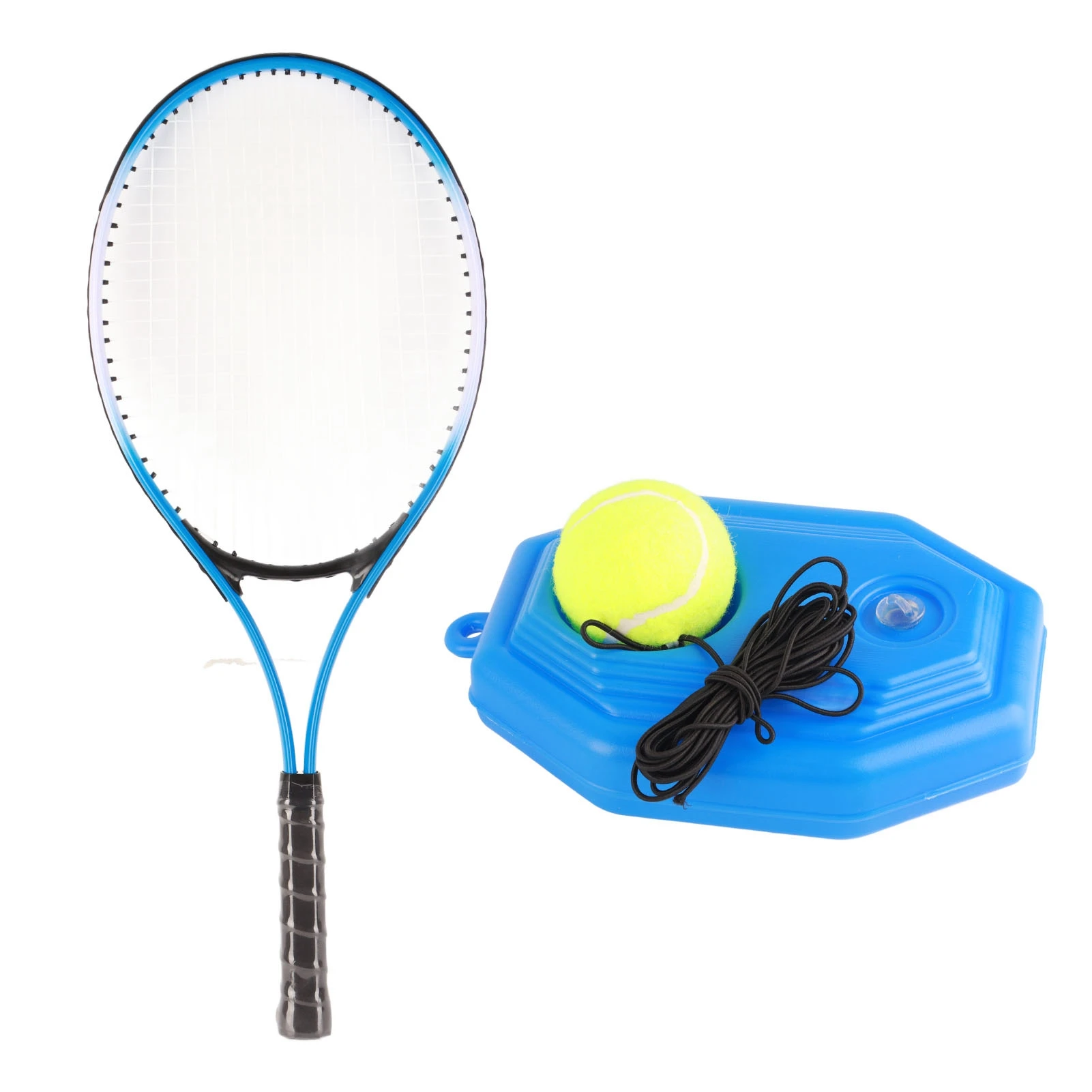 Tennis Coach Single Player Rebound Tennis Self Training Toy Beginner Single Player Tennis Racket Children's Birthday Gift Set