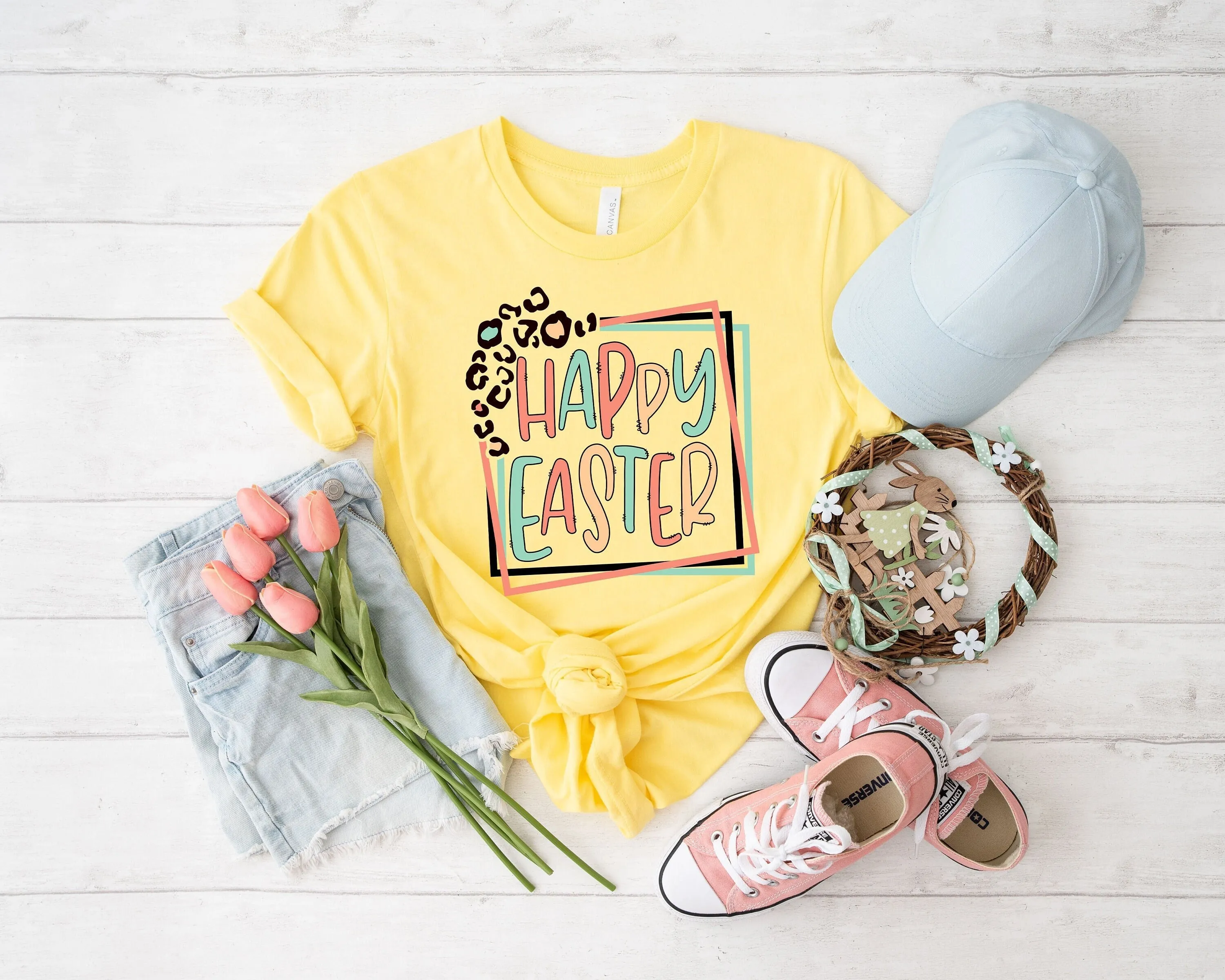 

Женская футболка Happy Easter Sweat Cute Day