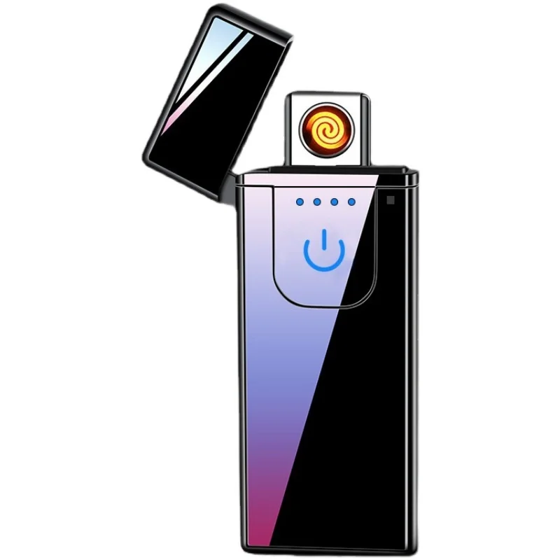 Electronic lighter, smart touch ignition, windproof and sufficient power, suitable for Christmas gifts, Halloween gifts 2025 New