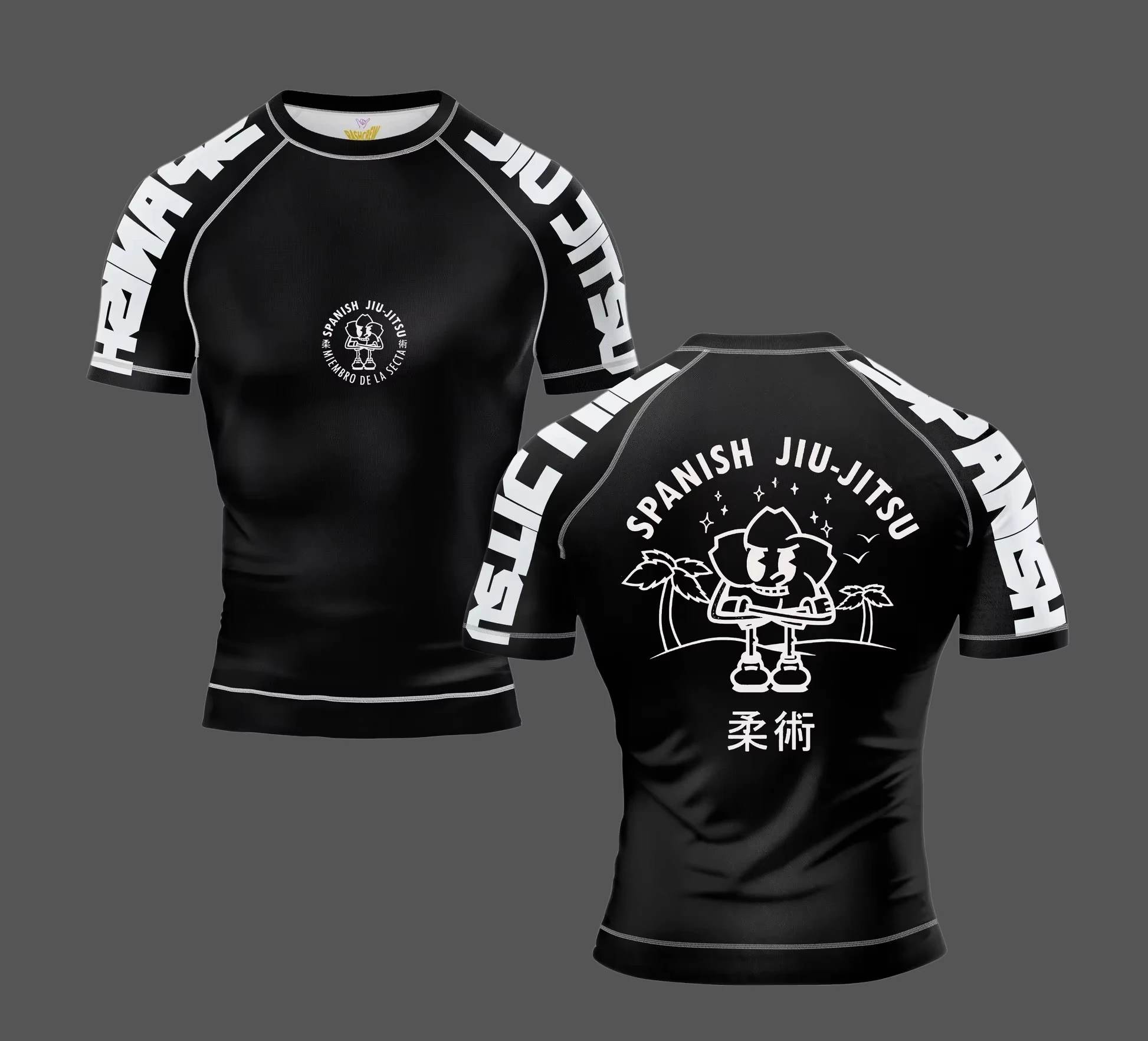 2026 Sommer Herren Kurzarm-Kompressions-Trainings-Rashguard Schnelltrocknend Kampfsport Workout Grafik-Print Sport-T-Shirt Kinder – Detail 7