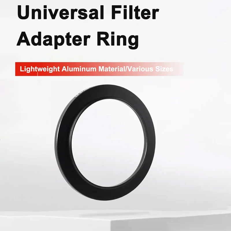 

Camera Lens Filter Adapter Ring Metal Step Up Down Ring for 37 46 52 55 58 62 67 72 77 82mm UV ND CPL Lens adaptador