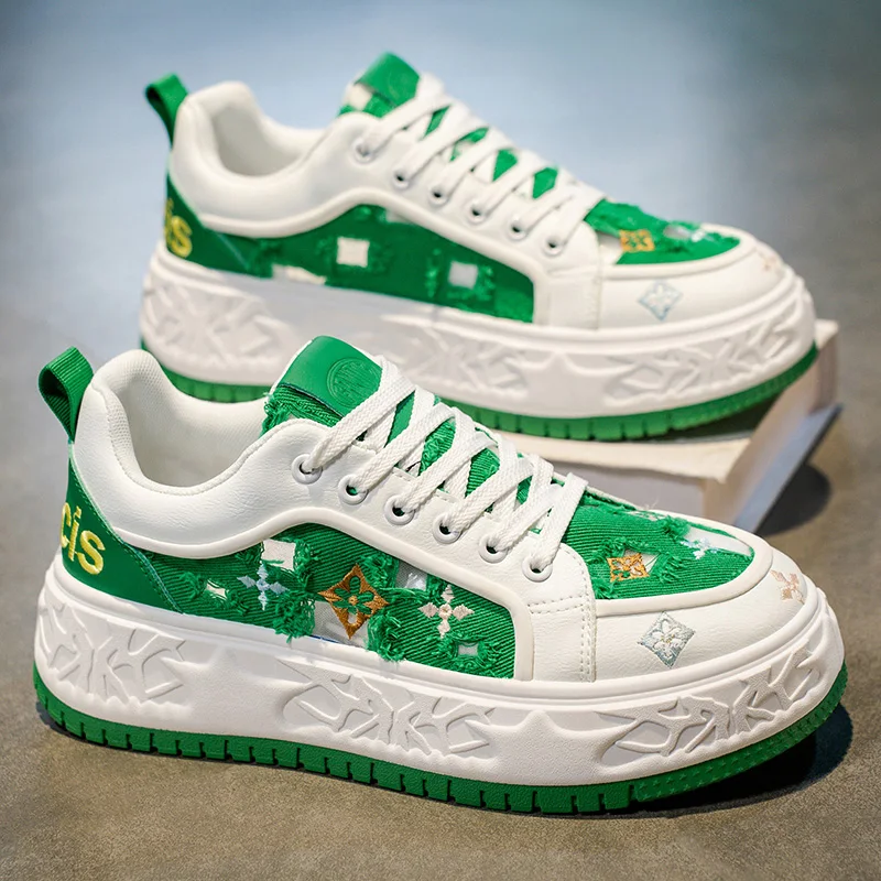 

News Trends 2025 Summer Footwear Men's Casual Shoes Fashion Comfortable Non slip Men Sneakers Outdoor Breath Wear-resistant Male