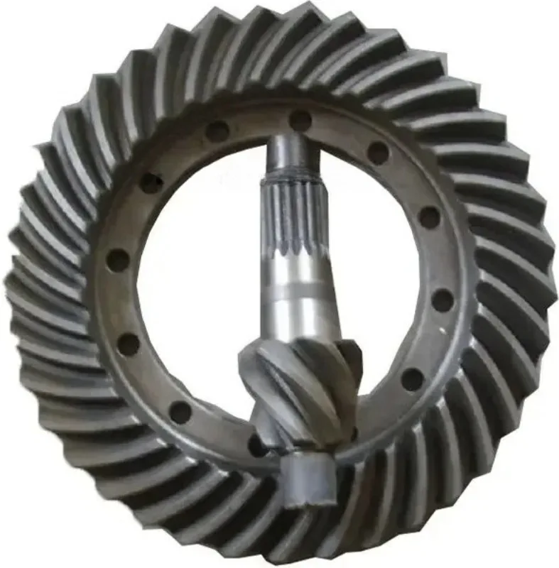 High precision steel crown wheel and pinion gear bevel gear