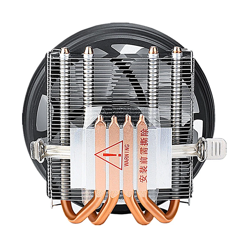 QIUzAim Computer Cooling 120mm Fan 4 Heat Pipe CPU Processor Installing LGA2011 x79 x99 2066 AMD 115x 1200 1700 i3 i5 i7 E5 E3