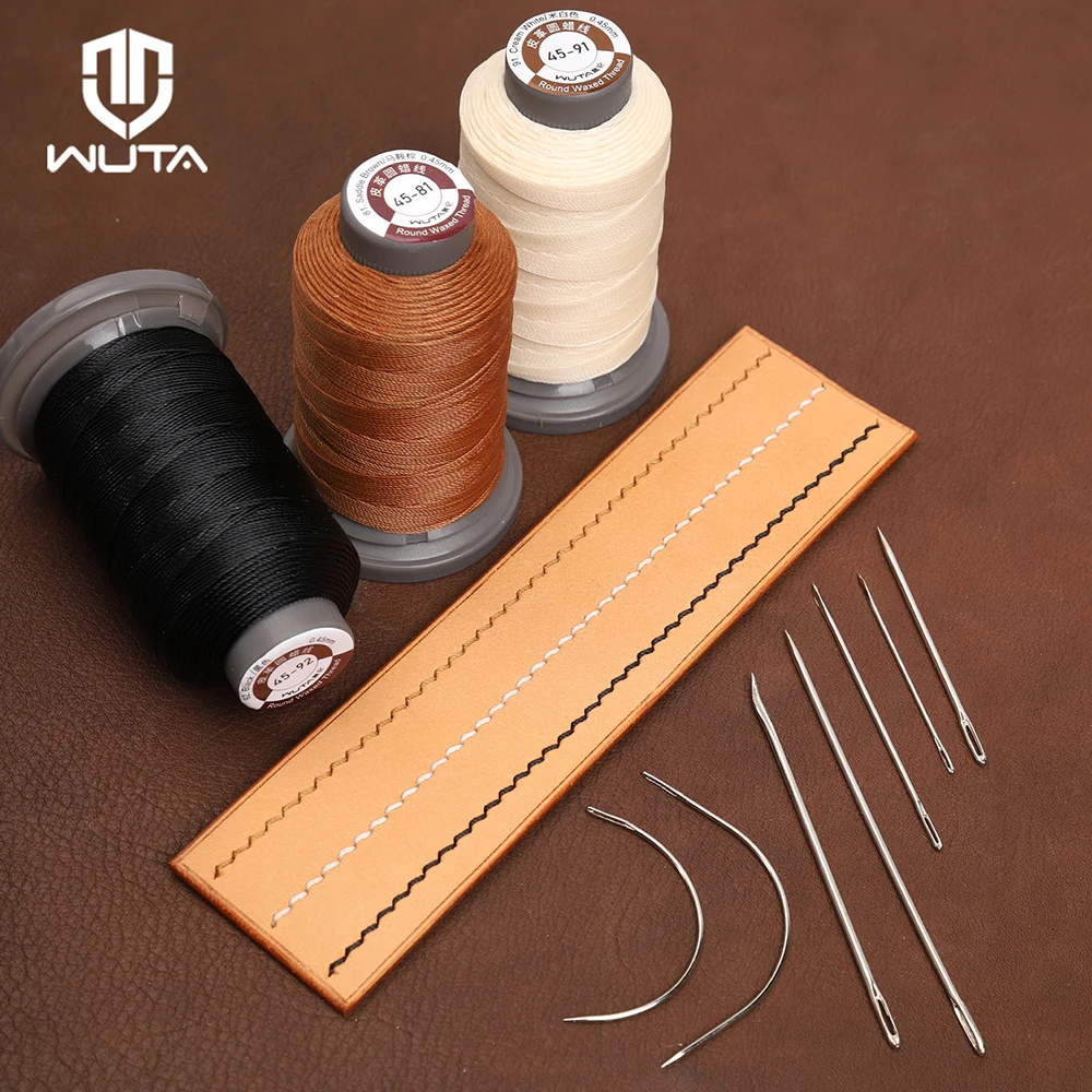 Leatherwork Needles - Kit de couture WUTA : Fil