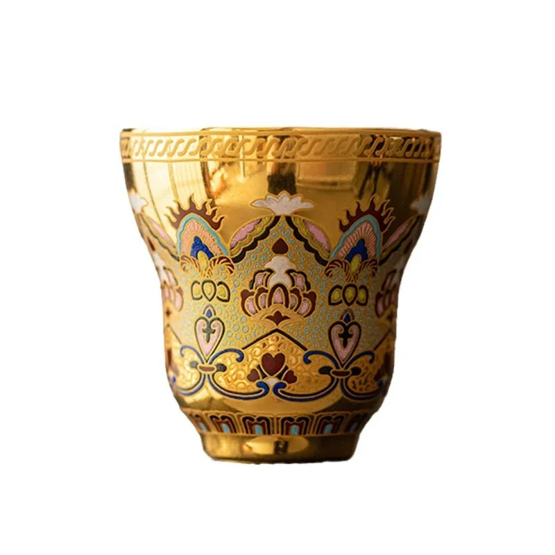 

2025 Master level, Chinese Dunhuang mural personal tea cup, exquisite high-end tea set, aristocratic palace wine cup