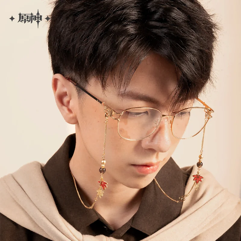 Official Kaedehara Kazuha Theme Impression Serie Glasses Gift Box Halloween Carnival Party Cosplay Props Birthday Xmas Gifts