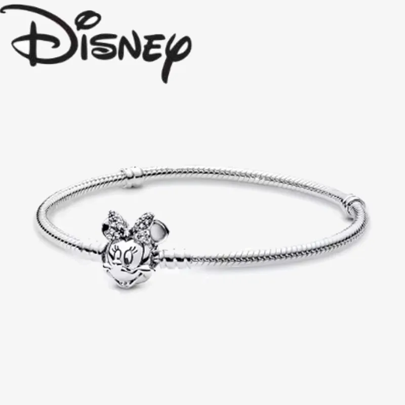 Disney 2024 new popular creative Mickey bracelet suitable for women's premium fine charm jewelry Gift Premium jewelry wholesale