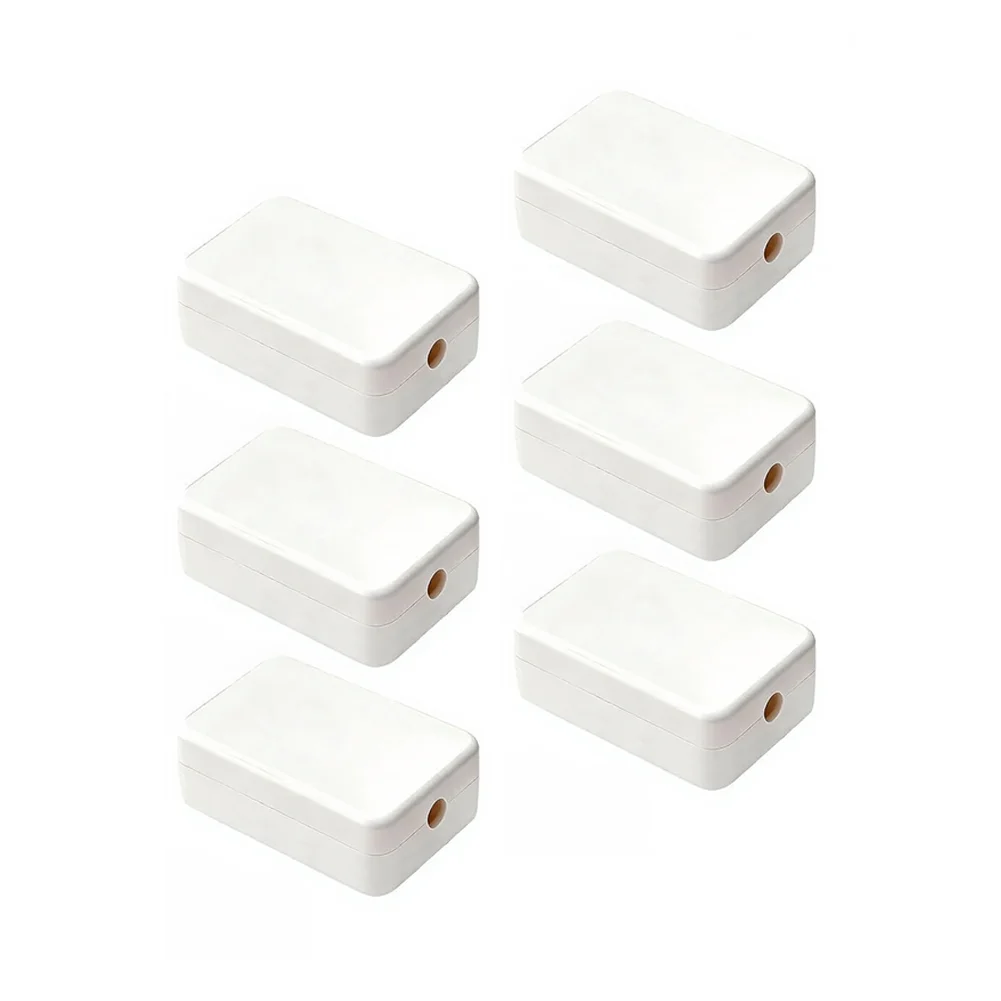 ABS Waterproof Junction Box Kit 6 10 or 15 Pieces for Indoor Outdoor Electrical Connections and Cable Protection