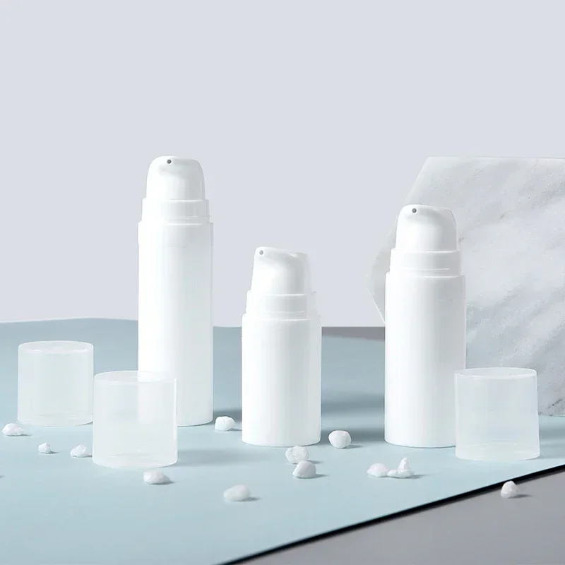 Distributeur de liquide en plastique blanc, 20 pièces, 5/10/15ml, vide pour le visage et les cils, bouteille cosmétique, nettoyant, distributeur de savon, bouteille en mousse