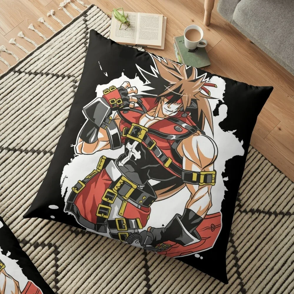 Guilty Gear Street Warrior Pillow Sofa Car Bed Sofa Pillow Case Bedroom Decoration Cushion Cover