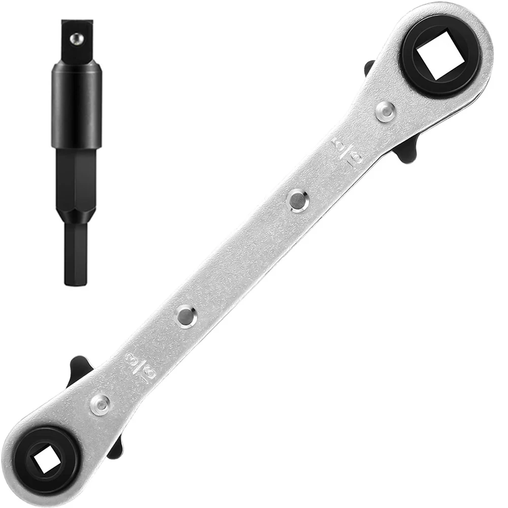 Hvac service wrench tools set portable ratchet repairing wrench