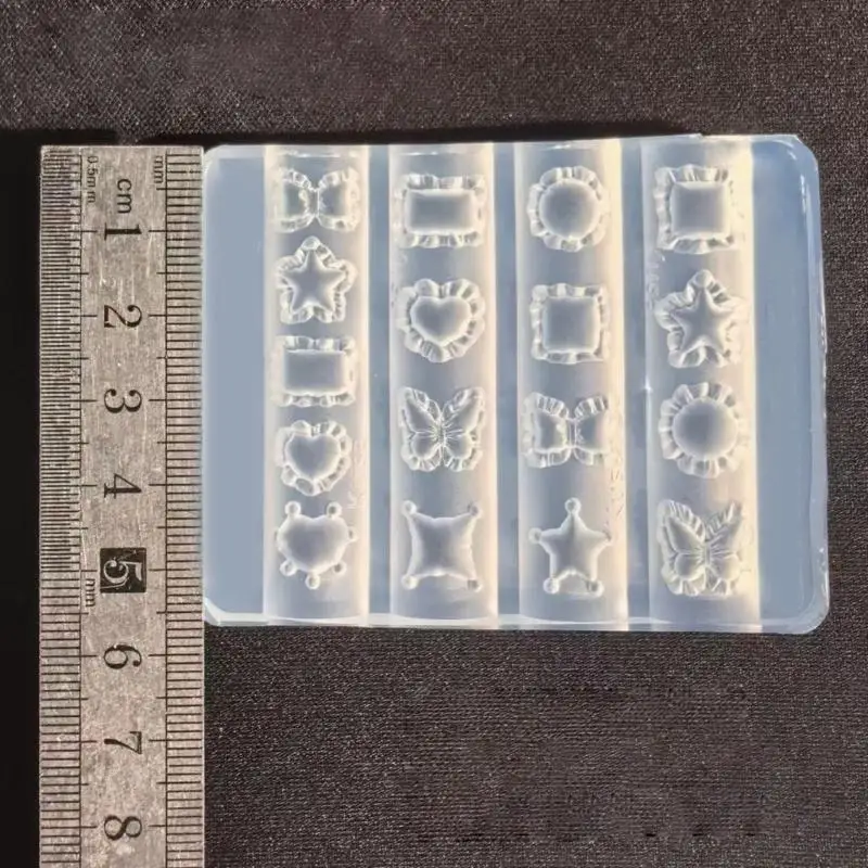 Multifuntional Nail Mold Nail Styling Mold Delicate Shape Nail Accessories Moulds Suitable for Accessories Enhancement