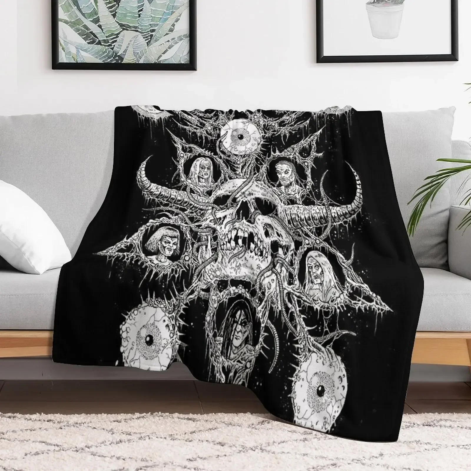 

Dethklok Doomstar Throw Blanket Single For Baby Furry Tourist Blankets