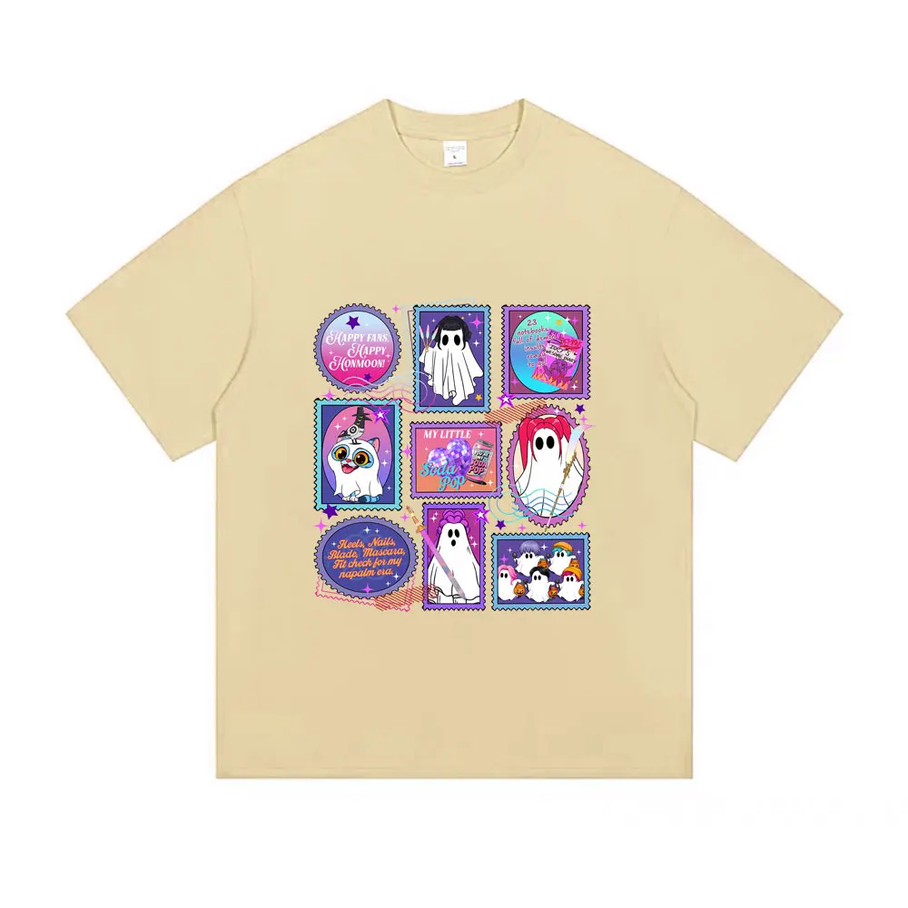 Kpop Demon Hunters Saja Boys Rumi Mira Zoey Derpy Tiger Graphic T-shirt Summer Men Women Christmas Halloween Style Streetwear