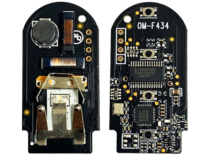 

KEYECU Modify Smart Remote Key FOB 4 Buttons 433Mhz Korea PCF7953 HUF5767 for BMW 2009 - 2016 3 5 7 Series F Chassis CAS4 X5
