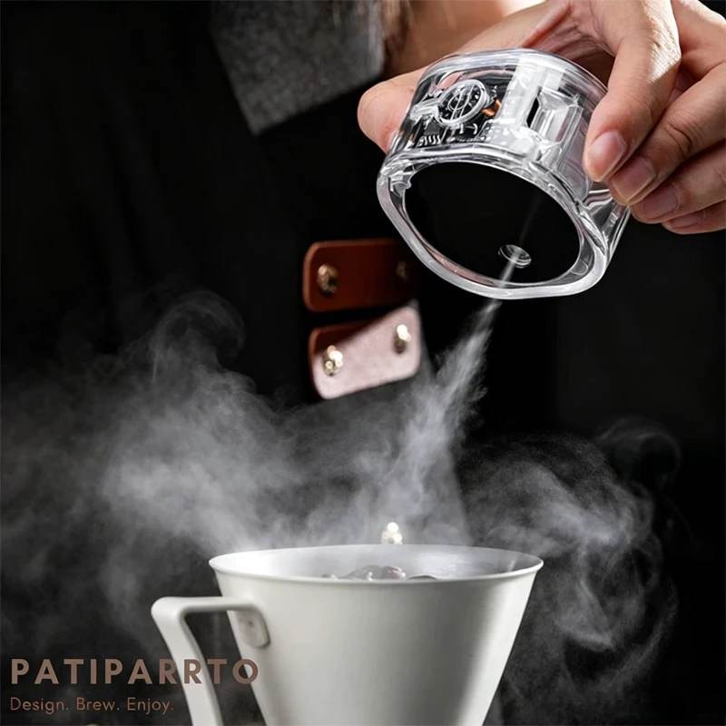 Tragbare Kaffeebohnenmühle mit Superfeinsprühfunktion, Anti-Flug-Pulvermühle für Wohnmobile, Outdoor, Camping, Picknick, Büro, Kaffeebar-Zubehör