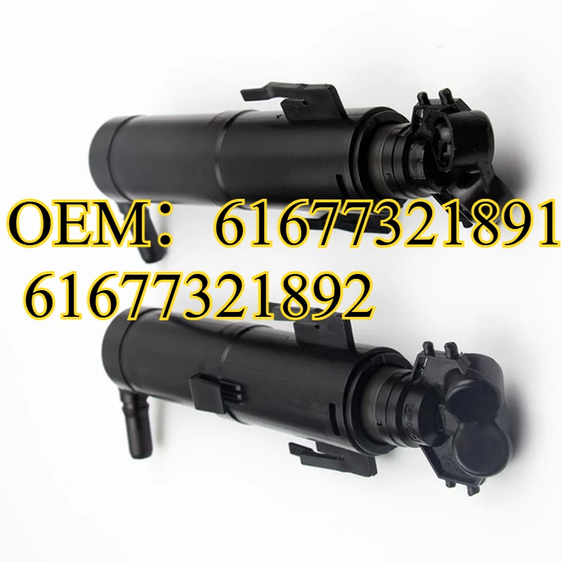 

1 Pair OEM：61677321891 61677321892 Headlamp Washer Spray Nozzle for BMW E84 X1 35I 2013 2014 2015