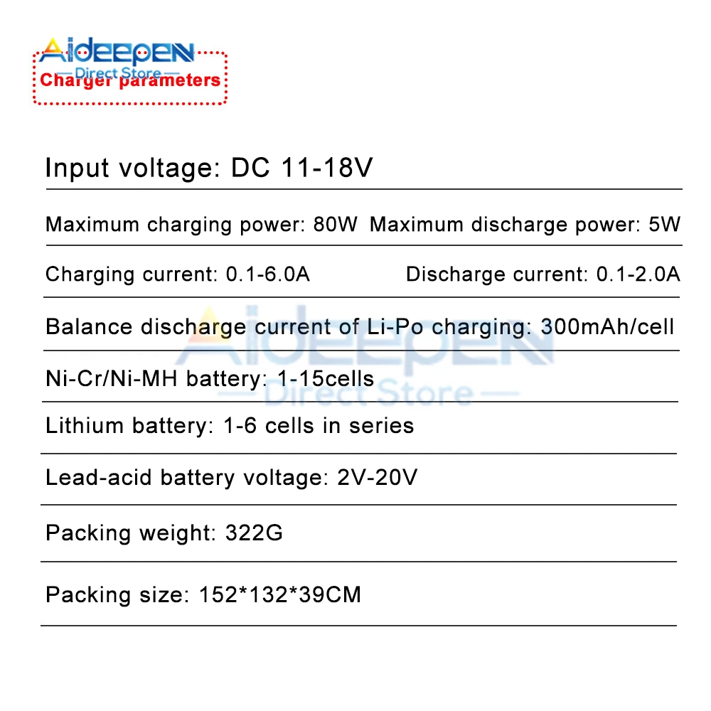 iMAX B6 V3 80W 6A 2S-6S Battery Charger LiHv Lipo NiMh Li-ion Ni-Cd Digital RC Charger Lipro Balance Charger Discharger+Adapter