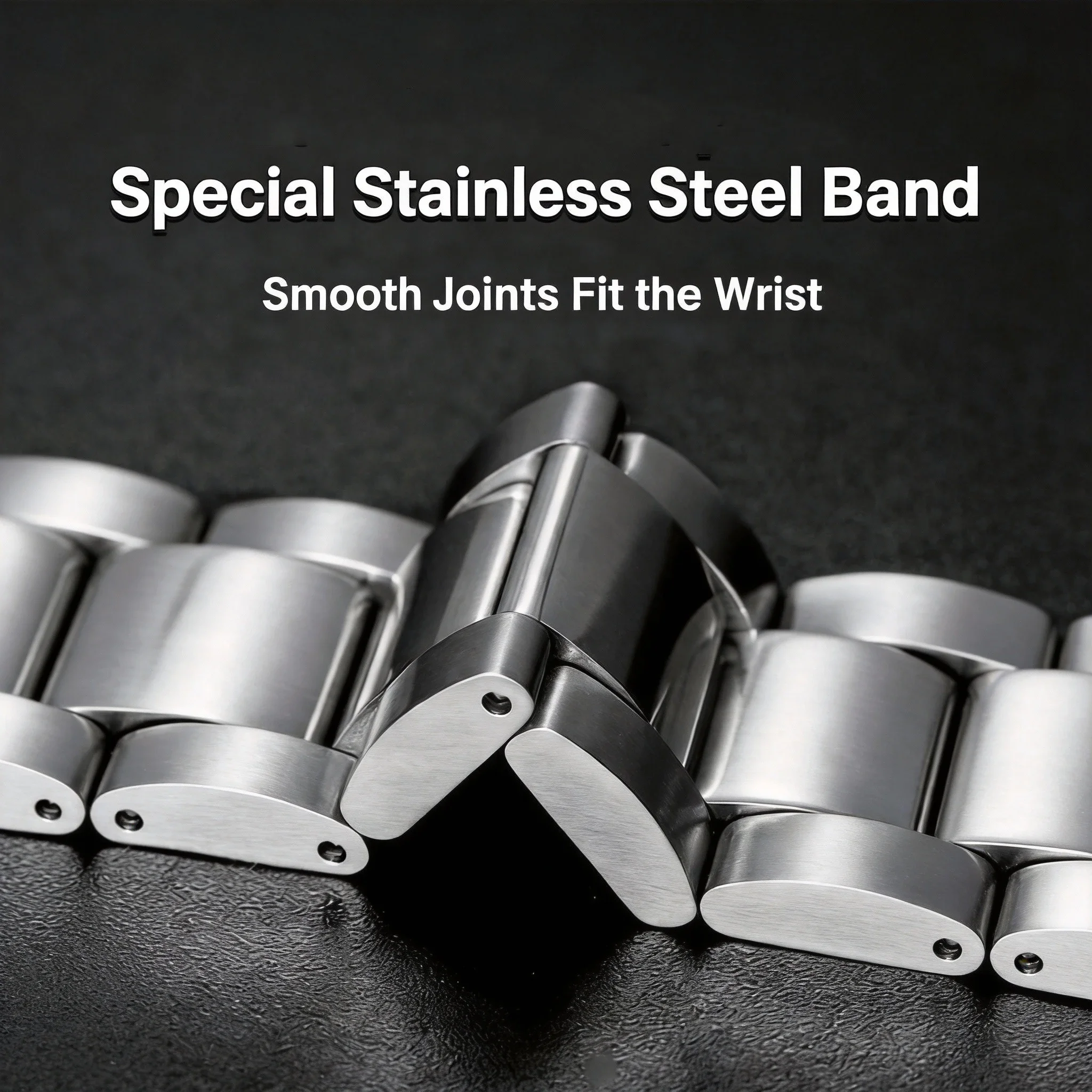 watch strap For Longines HydroConquest 21mm Watch Band Stainless Steel Metal Watch Bracelet  Solid Steel Band  Diving Bracelet view 3