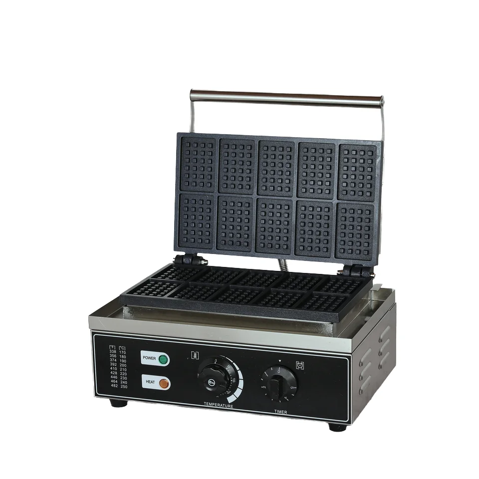 220V Ticari Paslanmaz Çelik Ya - Waffle Iron Belgian incelemesi ve fiyatı