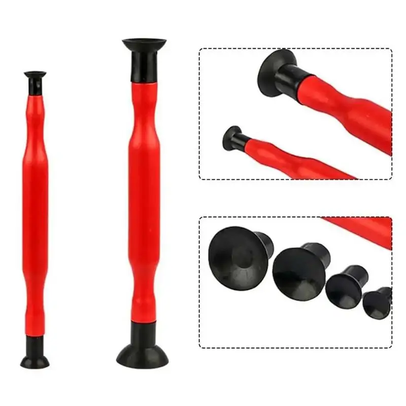 

Two-Piece Auto & Motorcycle Cylinder Dust Removal Tools: Valve Lapping Grinding Sticks with Suction Cup