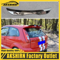 For FORD FIESTA MK6 ST 2004 - 2008 Car REAR WING Lip SPOILER ABS Plastic Glossy Black Roof Wing Tail Hatchback Spoiler