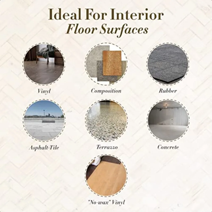 أداة تعرية أرضية شديدة التحمل بعلامة ذهبية احترافية سعة 1 جالون #5