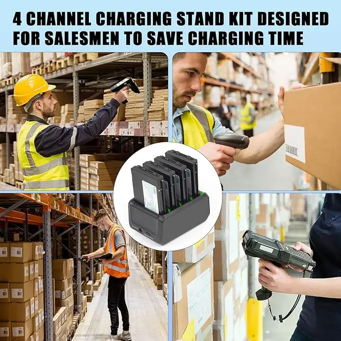 TC77 4-Slot Charging Cradle Charging for Zebra Symbol TC70 TC75 TC72 TC77  BT-000318 ,Zebra Scanner Fast Charging Accessories.