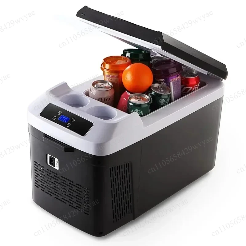 

12V/24V/220V Dual-use Mini Refrigerator, Household & Vehicle Portable Cooling Freezer for Cars & Trucks