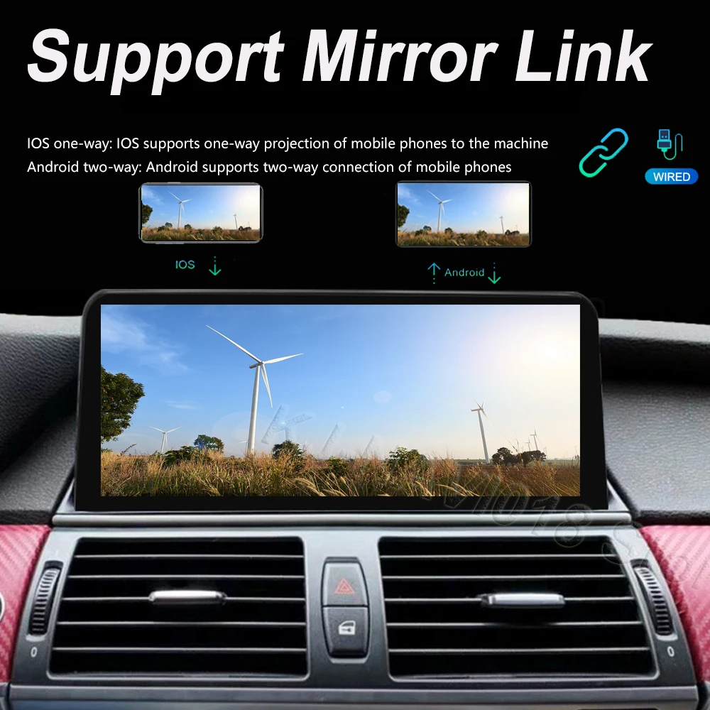 Touch Screen 12.3 Inch IPS for Honda Accord 8 Europe Spirior 2009-2013 Android 14 Car Multimedia Player Stereo BT Carplay