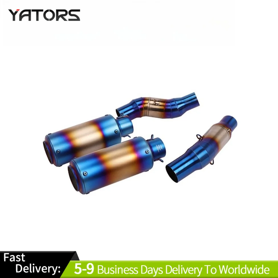 

Slip Mid Exhaust Link Pipe 51mm Muffler Tips For Kawasaki Ninja Z1000 2010-2020 Exhaust Systems Exhausts Pipes