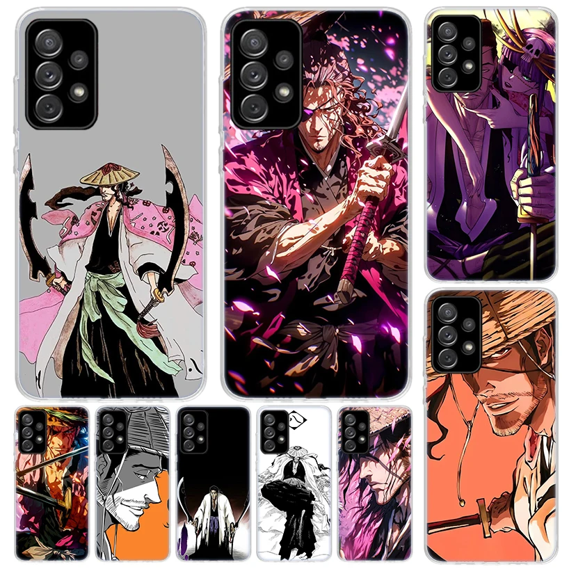 Bleach Kyoraku Shunsui Phone Case For Samsung Galaxy A15 A14 A54 A16 A13 A53 A12 A52S A55 A22 A23 A24 A32 A33 A34 A25 A35 A05S A