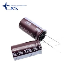 5PCS 35V 3300UF Original Nichicon 3300UF35V Size 18*40MM Long Life Electrolytic Capacitors