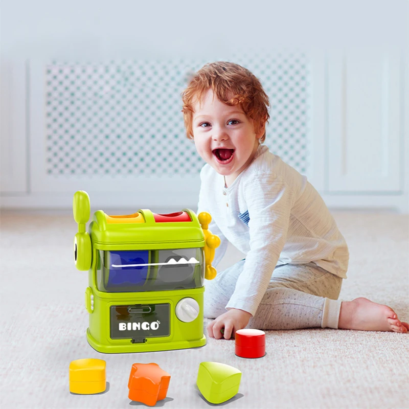 Bebê montessori brinquedos educativos crianças aprendendo habilidade prática forma geométrica correspondência reconhecimento de cor jogo puzzle brinquedo