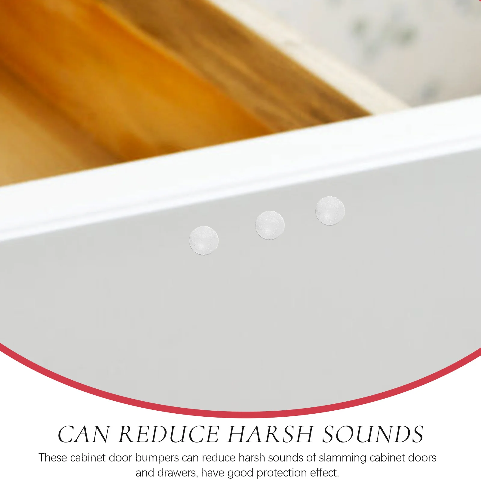 

300Pcs Transparent Silicone Cabinet Door Bumpers Anti-Collision Pads Adhesive Furniture Protectors for Cabinets Drawers Tables