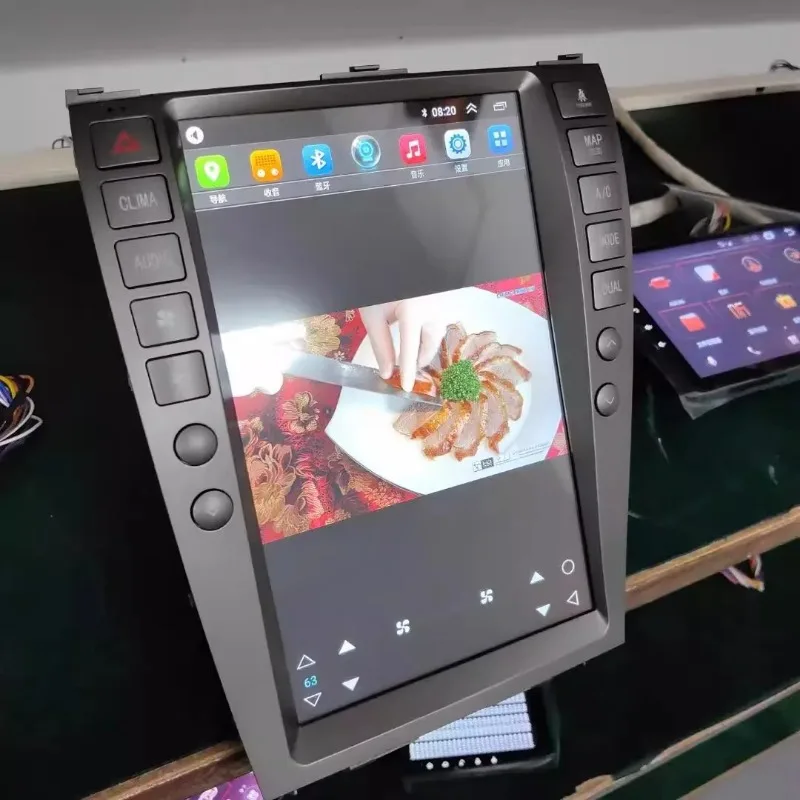 12.1 inches Android 13 For Lexus ES ES240 ES300 ES330 ES350 2006-2012 For Tesla Style Screen Car Radio Multimedia Player